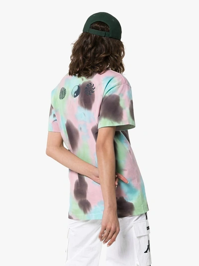 Shop Ambush Waves Tie Dye Cotton T-shirt In Multicoloured