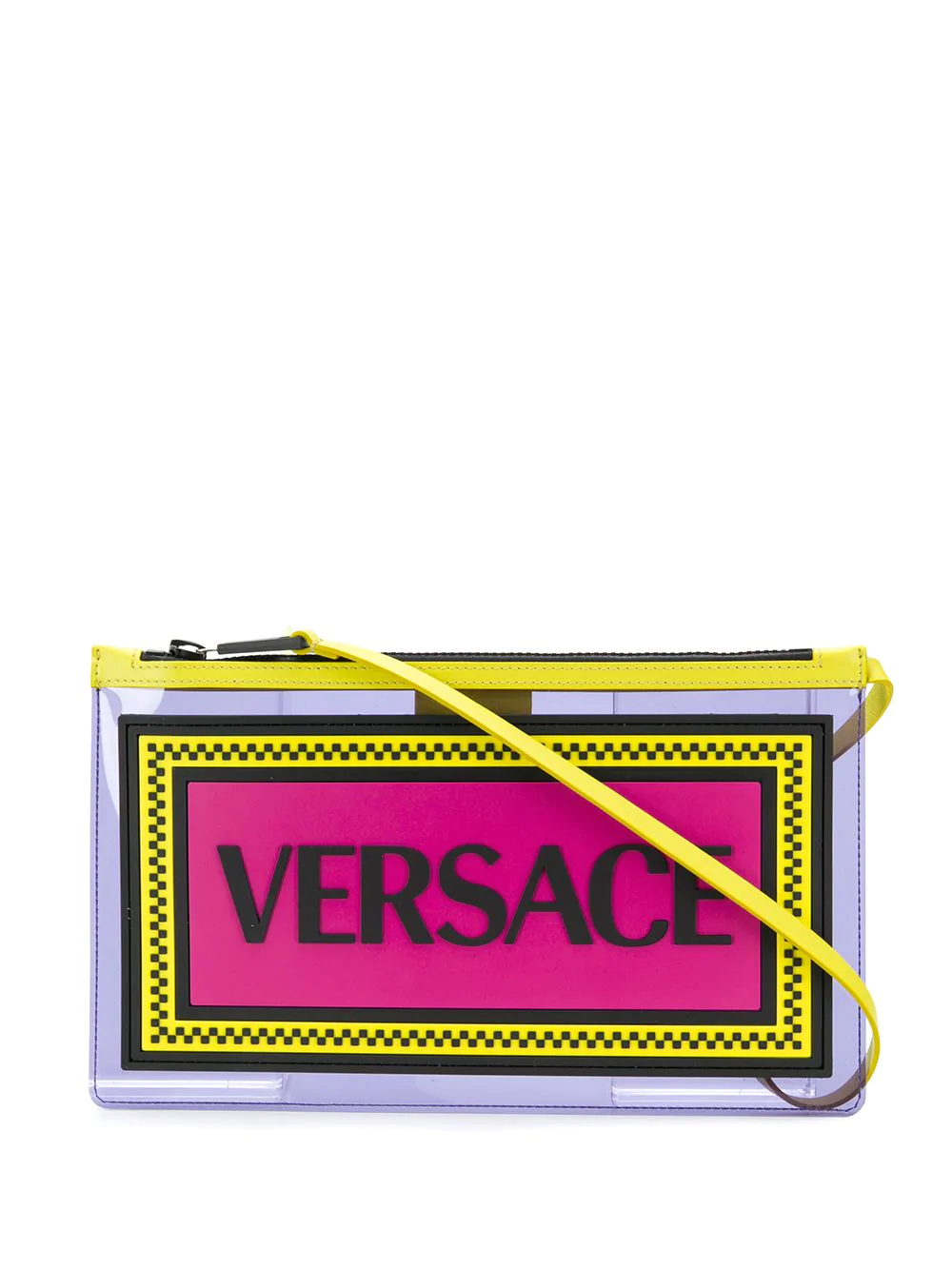 versace pvc clutch