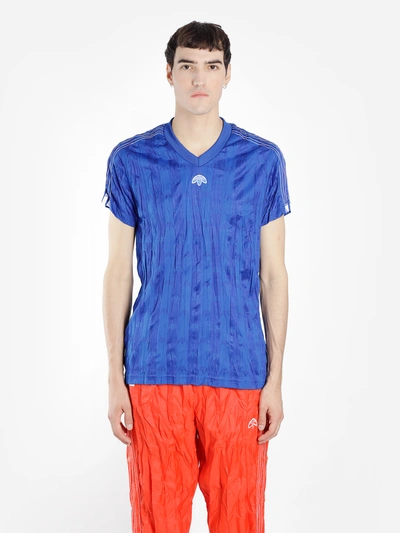 Shop Adidas Originals By Alexander Wang Adidas By Alexander Wang T-shirts In Blue