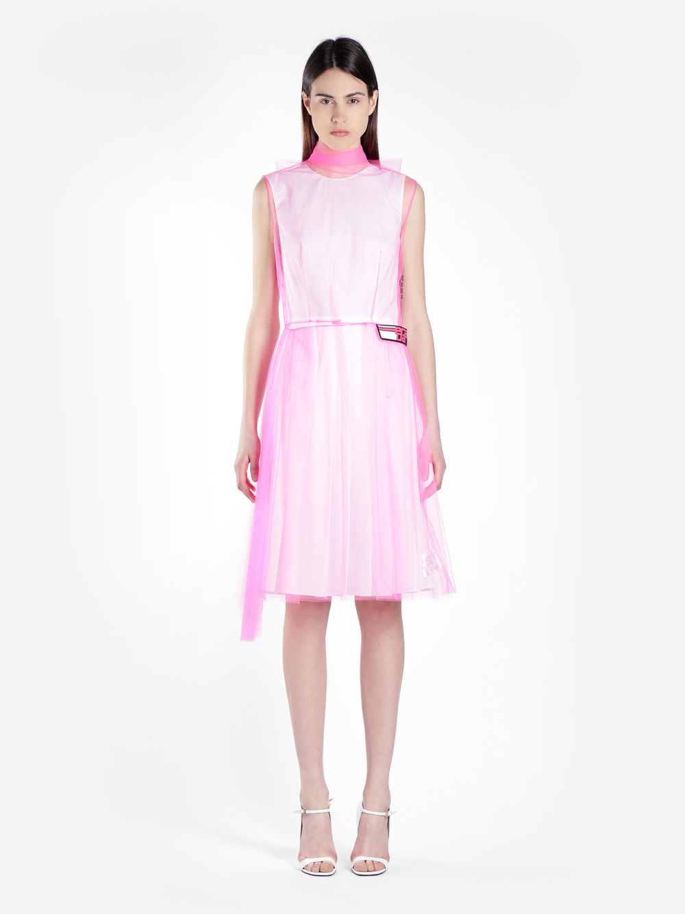 prada pink dress