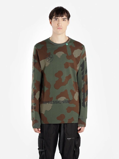 Shop Off-white C/o Virgil Abloh T-shirts In Green