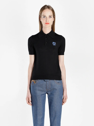 Shop Prada T Shirts In Black