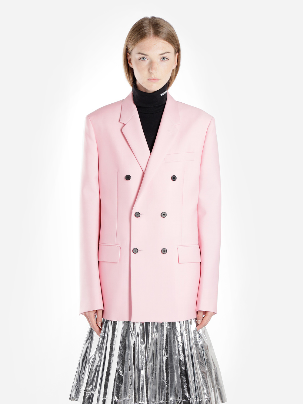 calvin klein pink blazer