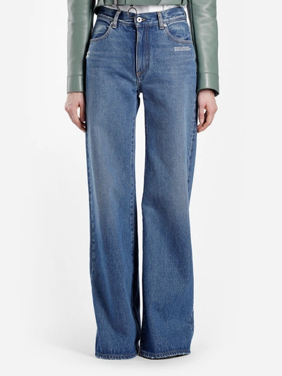 Shop Off-white C/o Virgil Abloh Jeans In Blue