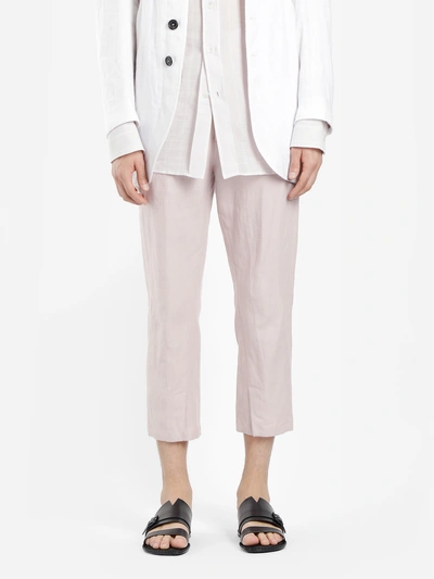 Shop Ann Demeulemeester Trousers In Pink