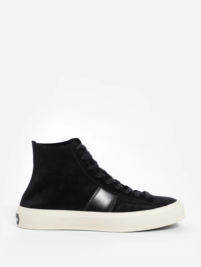 Shop Tom Ford Sneakers In Black