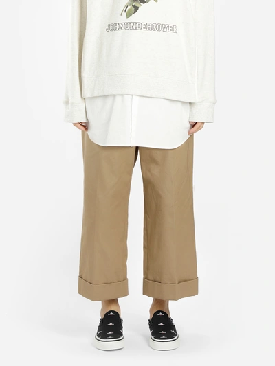 Shop John Undercover Trousers In Brown