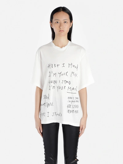Shop Haider Ackermann T-shirts In White