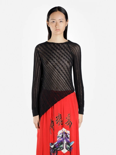 Shop Yohji Yamamoto Knitwear In Black