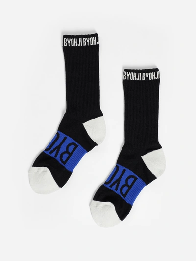 Shop Yohji Yamamoto Socks In Black