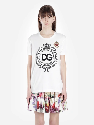 Shop Dolce & Gabbana T Shirts In White