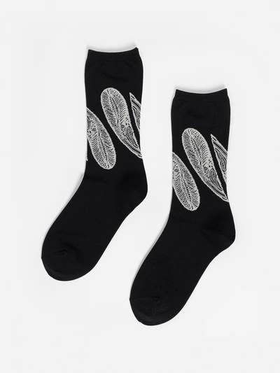 Shop Yohji Yamamoto Socks In White
