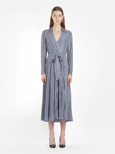 Shop Valentino Dresses In Blue