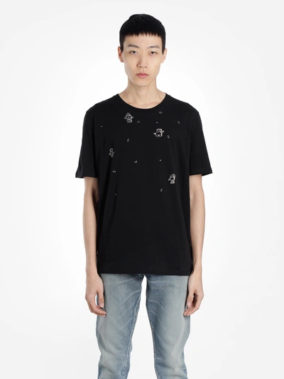 Shop Saint Laurent T-shirts In Black & White