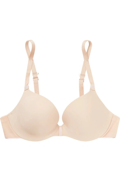 Shop Chantelle Absolute Invisible Stretch Underwired Push-up T-shirt Bra In Neutral