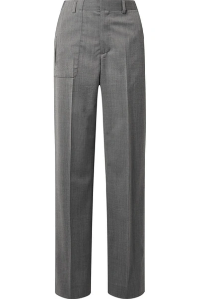 Shop Commission Token Twill Straight-leg Pants In Anthracite