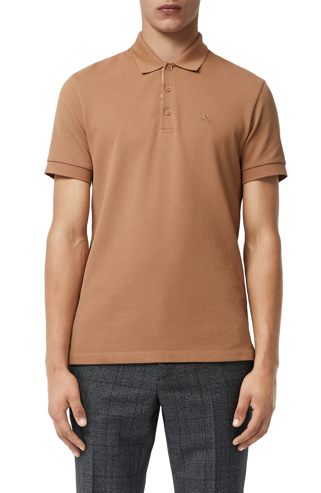 burberry hartford piqué polo