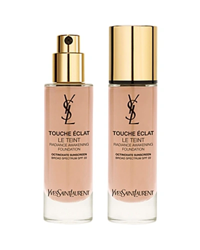 Shop Saint Laurent Touche Eclat Le Teint Radiance Awakening Foundation Spf 22 In Br25