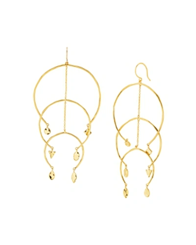Shop Gorjana Luca Multi Arc Drop Earrings In Gold