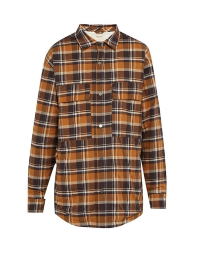 Fear Of God Sixth Collection Checked Padded Cotton-flannel Jacket