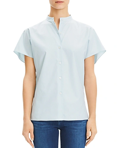 Shop Theory Dolman-sleeve Shirt In Blue Stream