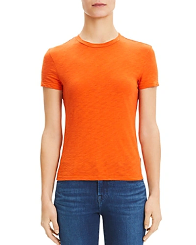 Shop Theory Organic-cotton Tiny Tee In Fire Opal