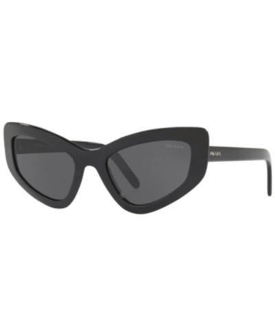 Shop Prada Sunglasses, Pr 11vs 55 In Black//grey