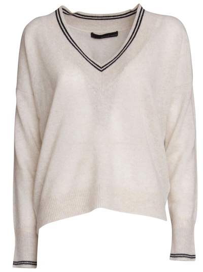 Shop 360 Sweater 360 Cashmere Sweater In Beige