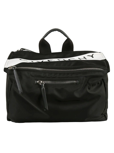 Shop Givenchy Pandora Classic Messenger Shoulder Bag In Black White