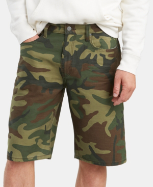 levi camo shorts