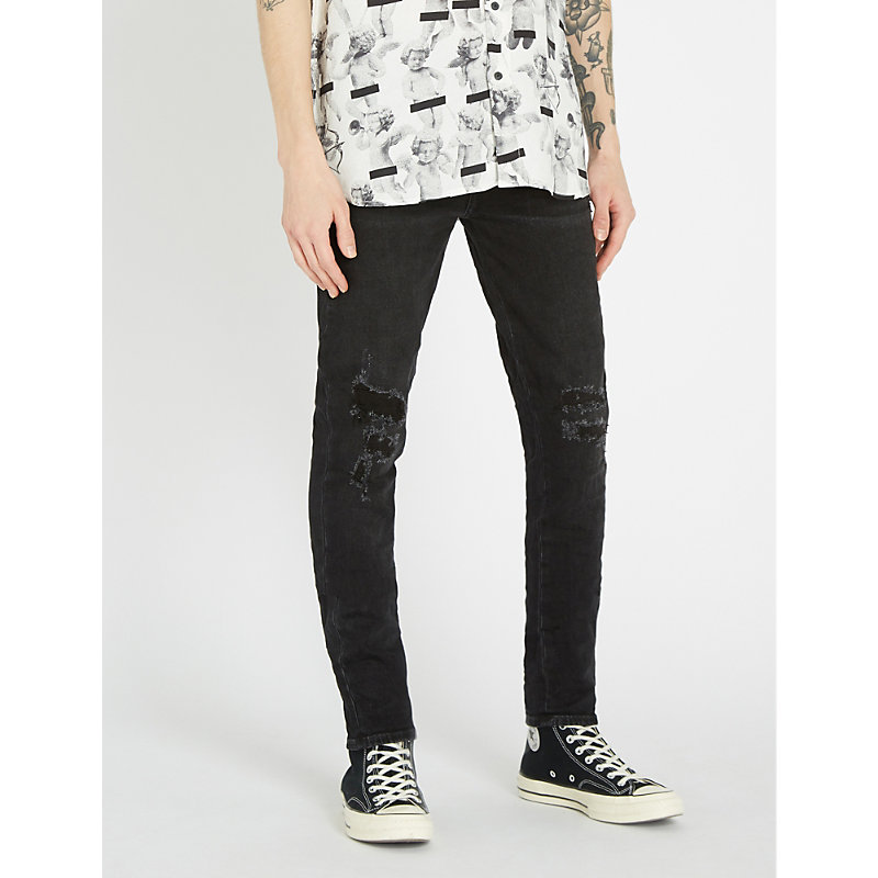 ksubi van winkle distressed skinny jeans