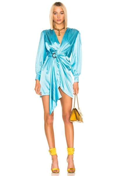 Shop Retroféte Elodie Dress In Light Blue