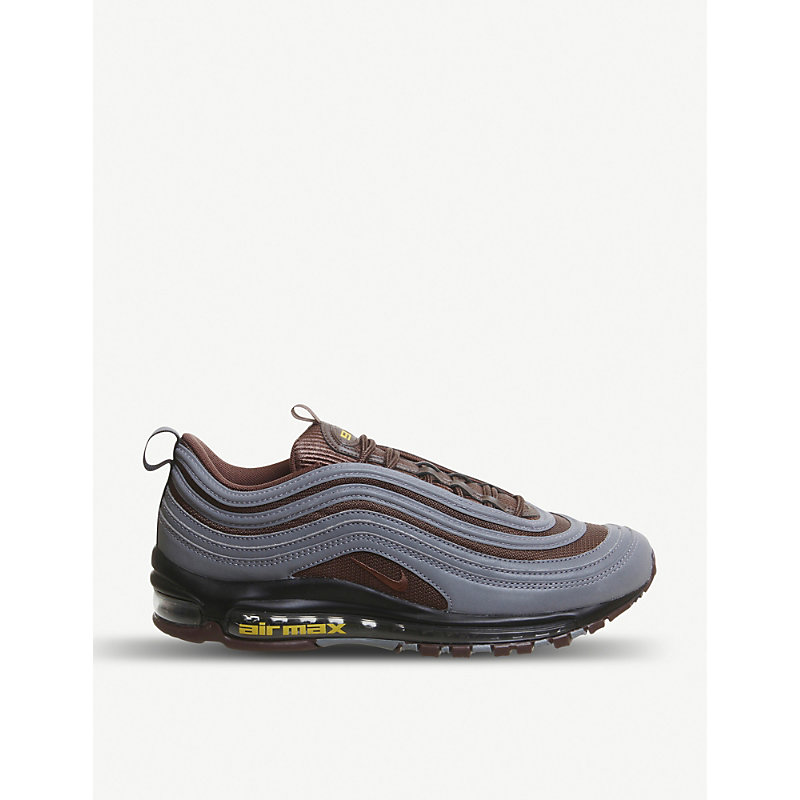 nike brown leather trainers