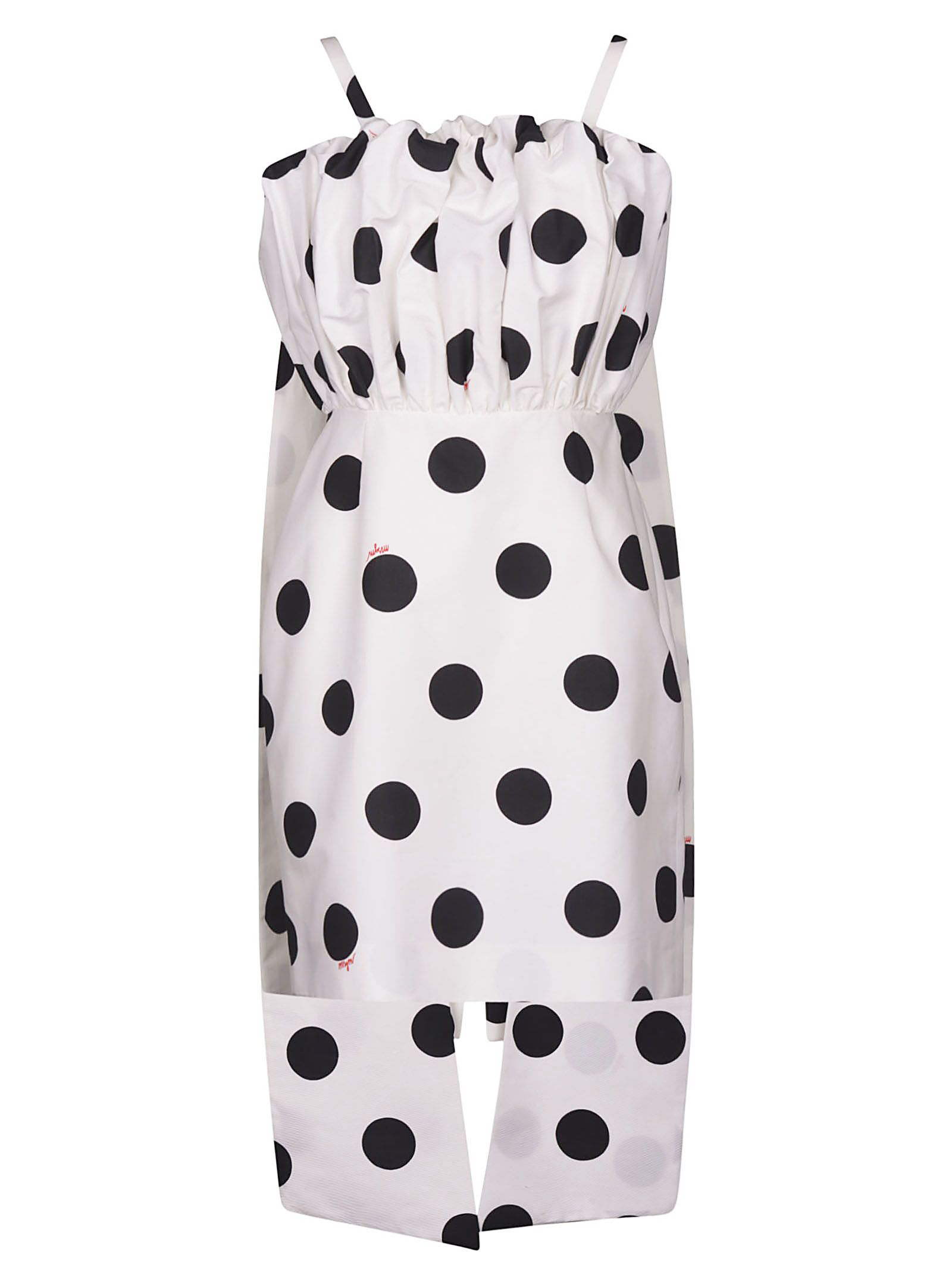 msgm polka dot dress