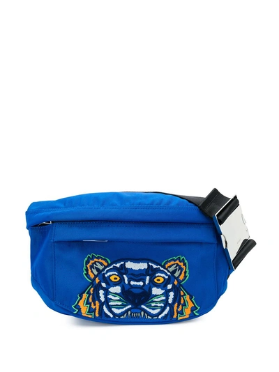Shop Kenzo Tiger Belt Bag - Blue