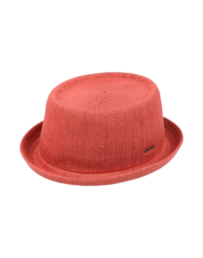 Shop Kangol Hat In Coral