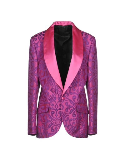 Shop Moschino Sartorial Jacket In Pink