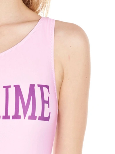 Shop Alberta Ferretti Je Taime Swimsuit In Pink