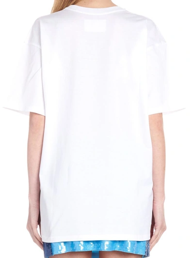 Shop Alberta Ferretti Love Is Love T-shirt In White