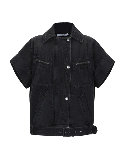 Shop Givenchy Denim Jacket In Black