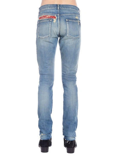 Saint laurent top bandana jeans