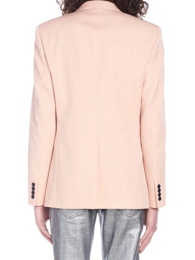 Shop Saint Laurent Jacket In Pink