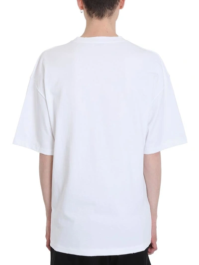 Shop Ih Nom Uh Nit Bowie Scream White Cotton T-shirt