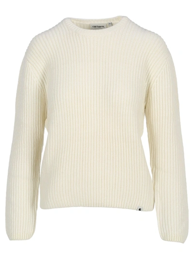 Shop Carhartt Kaleva Sweater In White