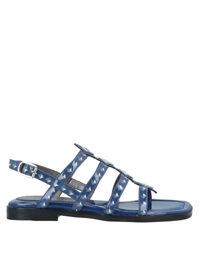 Shop Marc By Marc Jacobs Sandals In Blue