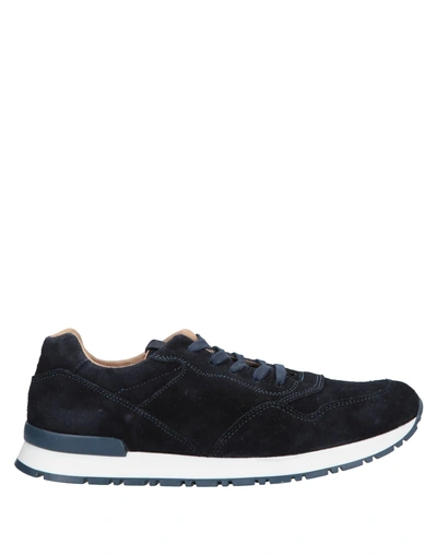 Shop Hackett Sneakers In Dark Blue
