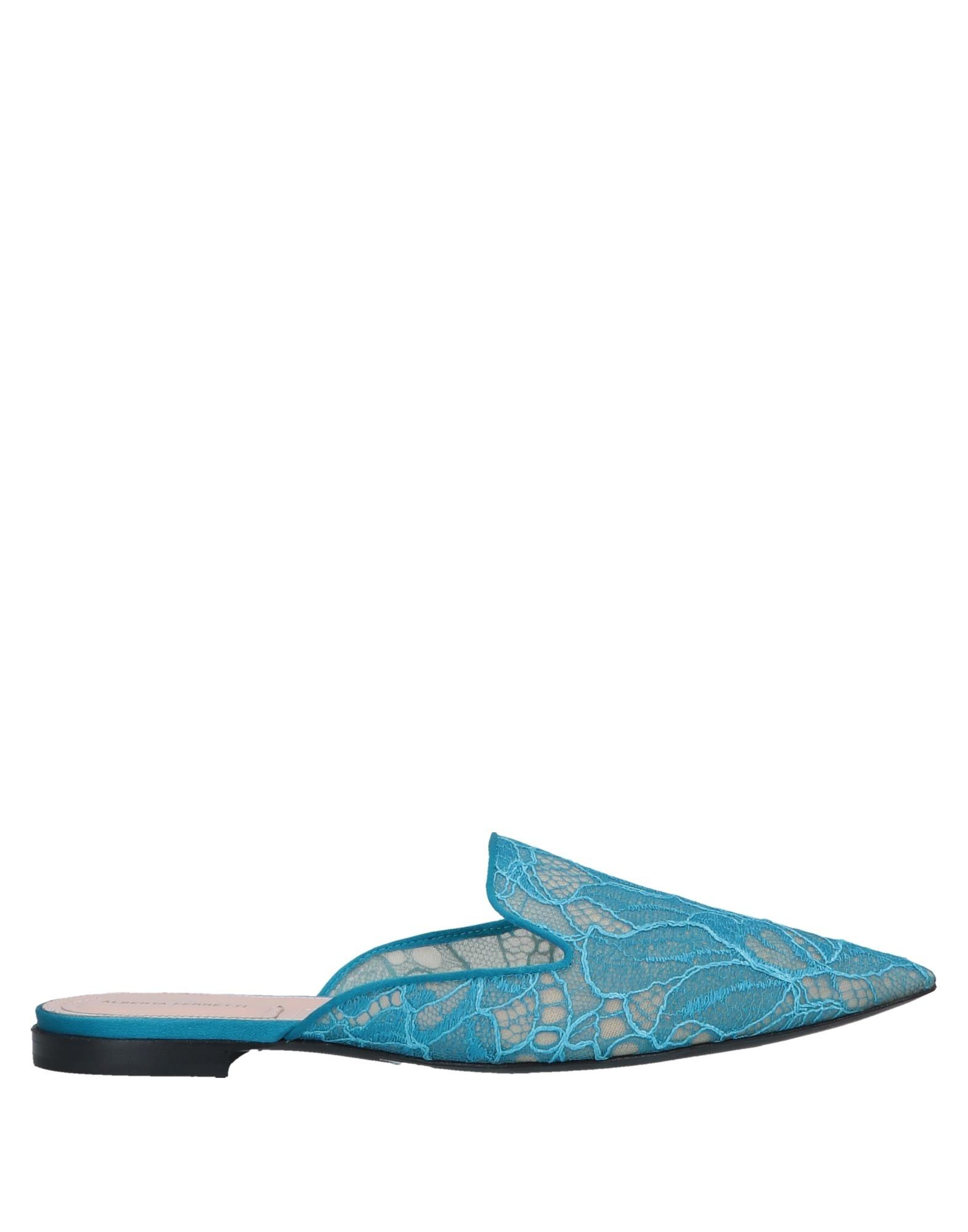 turquoise mules