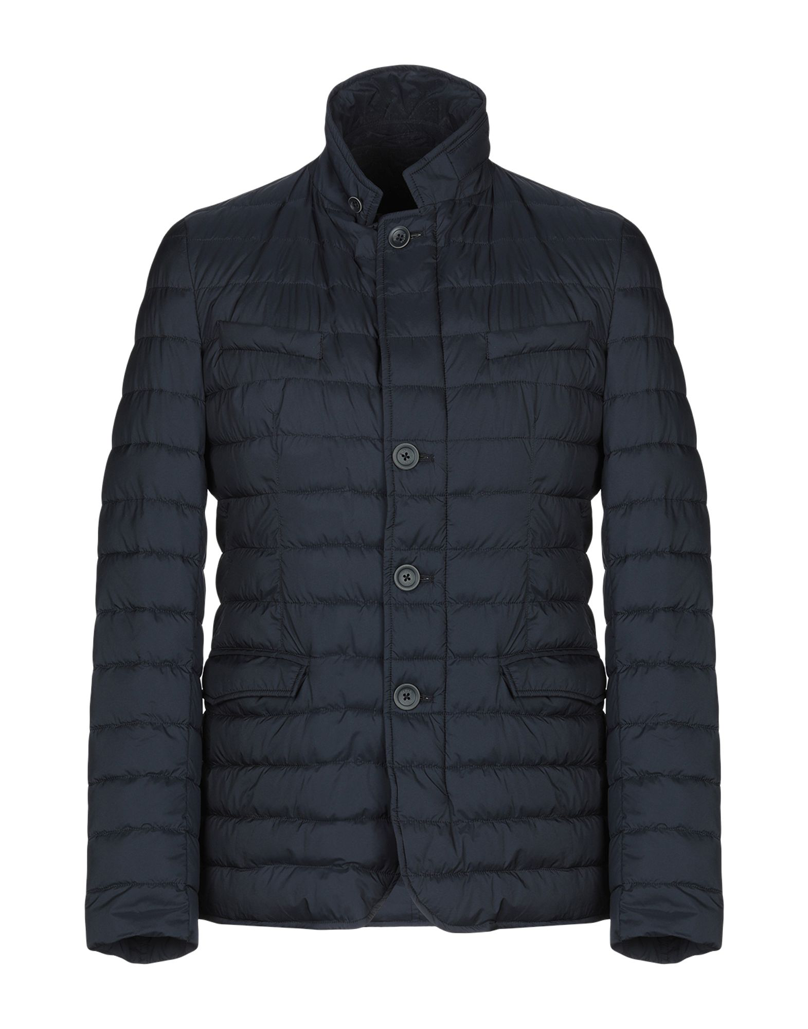 Herno Synthetic Down Jackets In Dark Blue | ModeSens