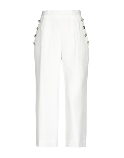 Shop Dkny Casual Pants In White