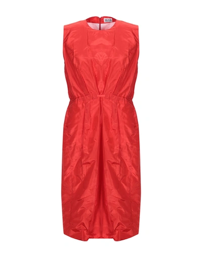 Shop Arthur Arbesser Knee-length Dress In Red
